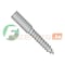 Newport Fasteners Hanger Bolt, 5/16"-18 Thread to 2 1/2 in, Stainless Steel, 100 PK 243220 - alternate 1